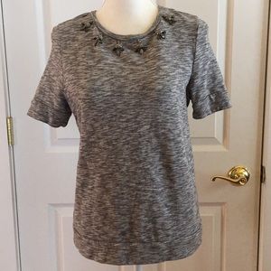 Ann Taylor Loft jeweled sweatshirt